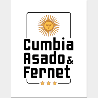 Cumbia, Asado & Fernet Posters and Art